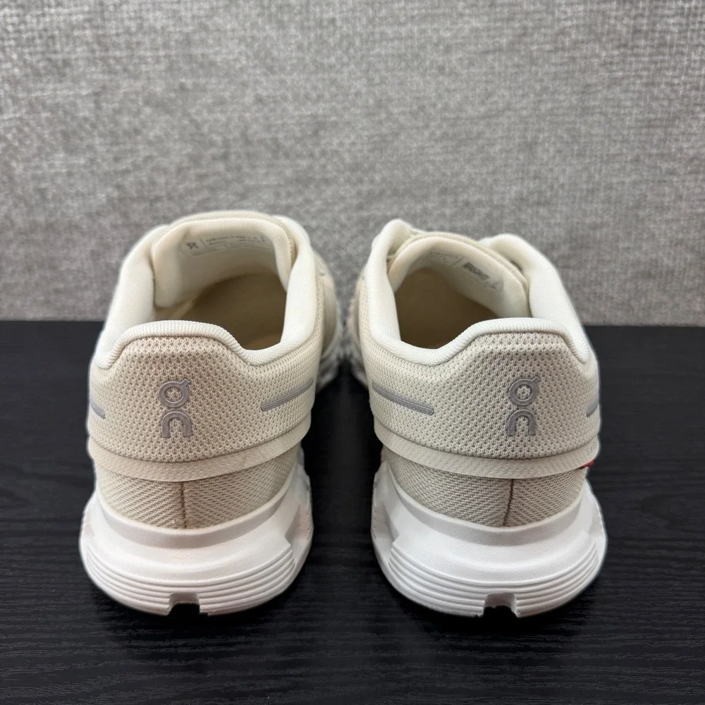 On Cloud 6 Women's Size 9.5 Pearl/White Running Zero Gravity Cloudtec Cushion
